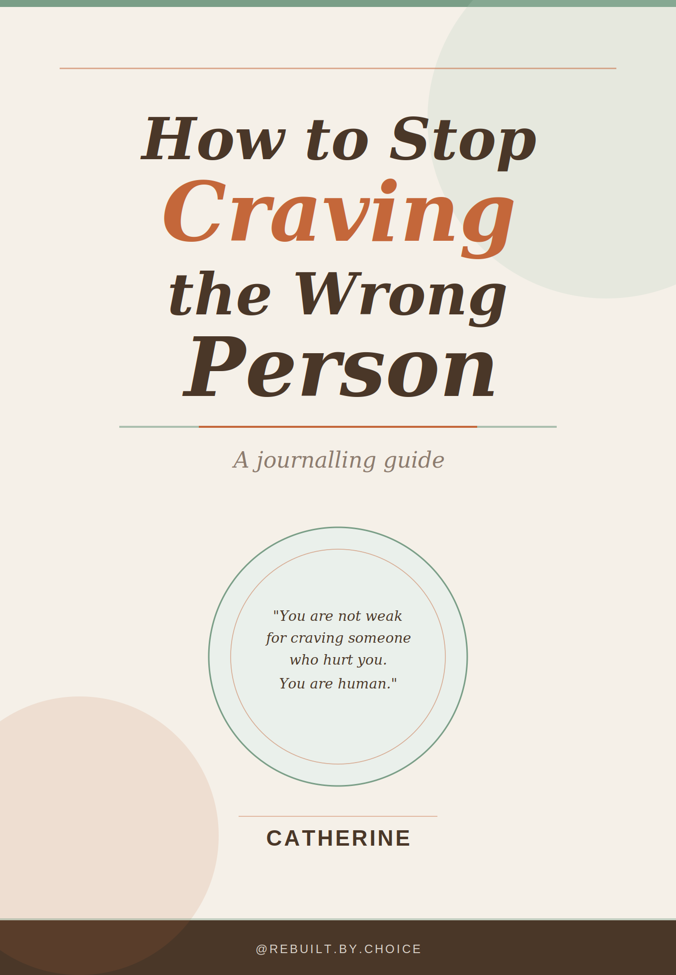 how to stop craving an ex